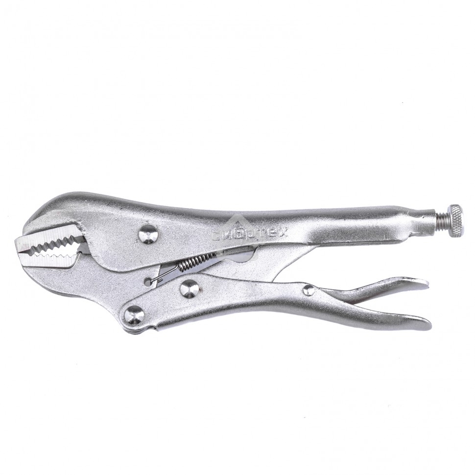 Зажим ручной Сибртех, усиленный, плоский захват, 180 мм