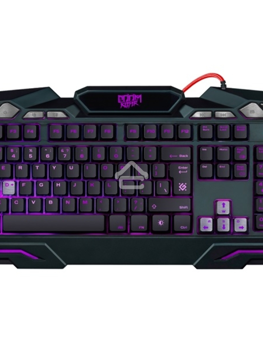 Клавиатура Defender Doom Keeper GK-100DL RUпроводная, USB, чёрный