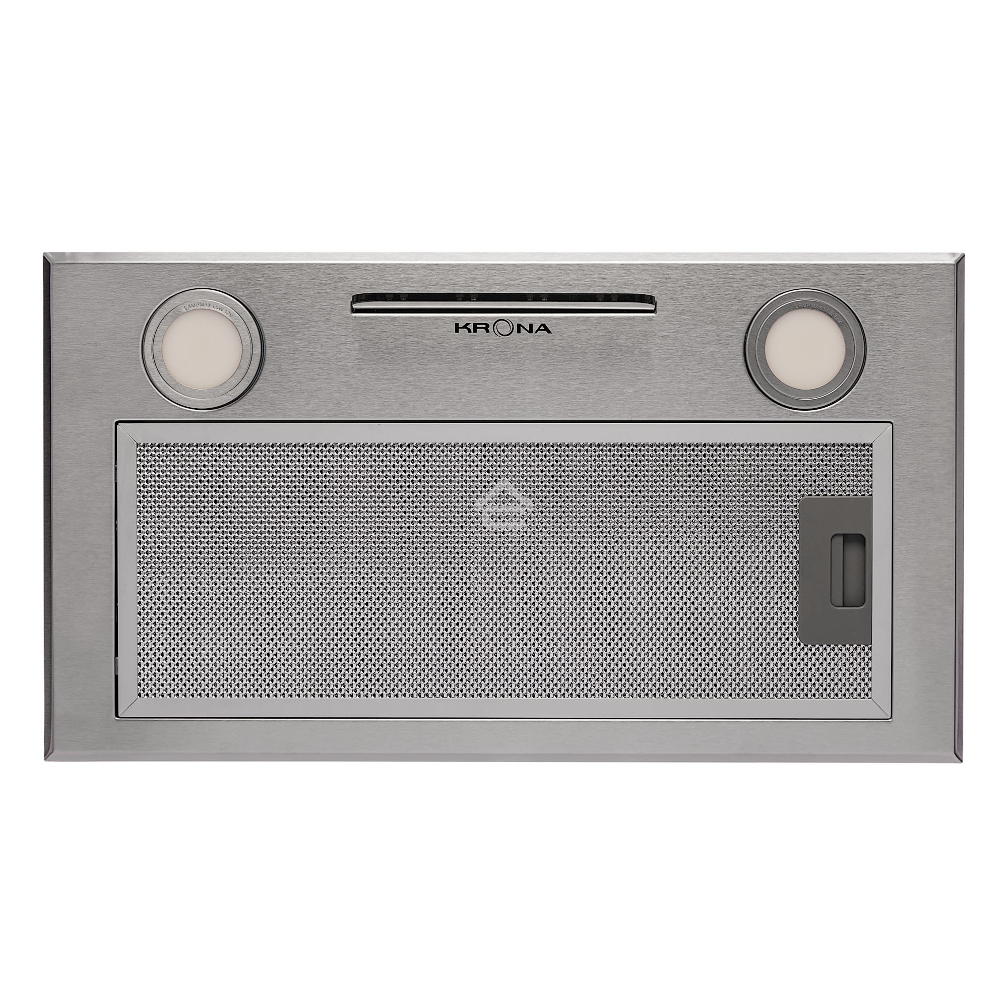 Вытяжка встраиваемая Krona Ameli 600 S нержавеющая сталь, 60 см, 1150 куб. м/ч, 50 дБ