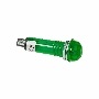 Индикатор ГРАНЕНЫЙ Ø10.2 220V зеленый Rexant