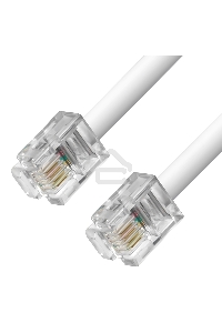 Телефонный шнур Greenconnect удлинитель для аппарата  0.5m GCR-TP6P4C-0.5m, 6P4C (джек 6p4c - jack 6p4c) белый Greenconnect Телефонный шнур удлинитель для аппарата  0.5m GCR-TP6P4C-0.5m, 6P4C (джек 6p4c - jack 6p4c) белый