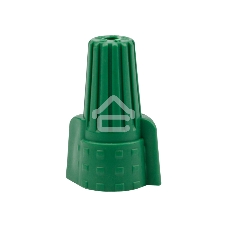 Соединительный изолирующий зажим заземления с лепестками Rexant СИЗ-99 ø 12 мм (5-16 мм²), зеленый (10 шт./уп.)