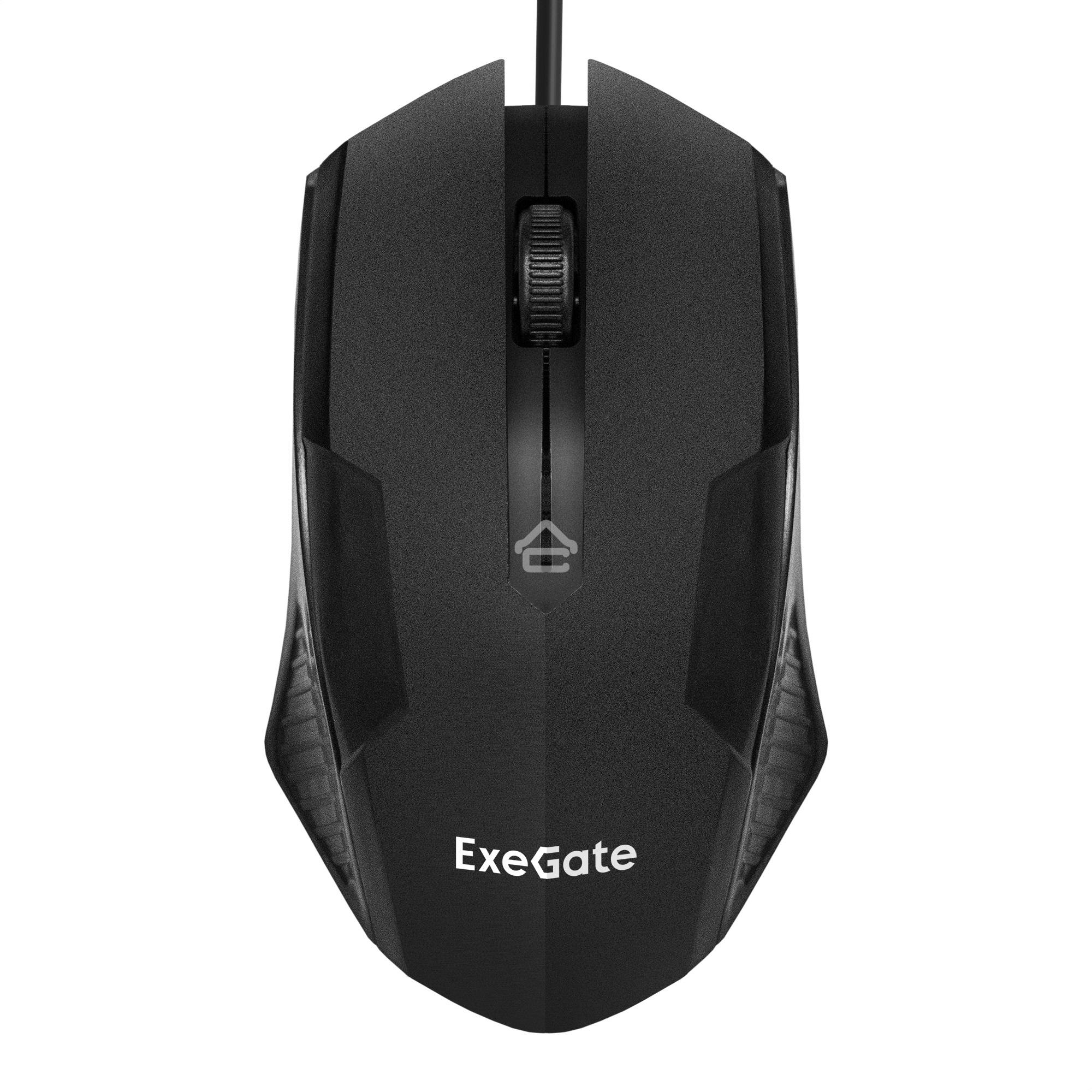Мышь проводная ExeGate SH-9025S черный, 1000 dpi, USB, кнопки - 3