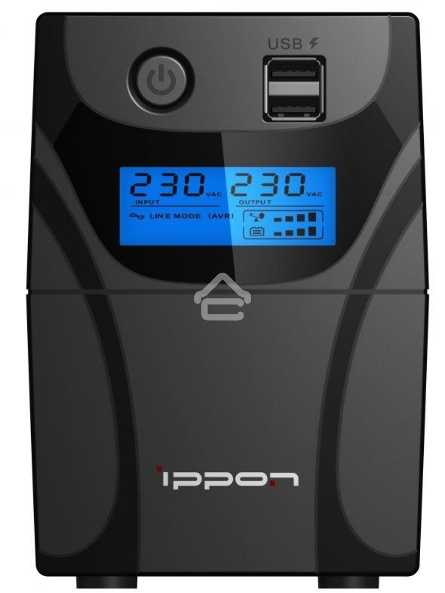 Источник бесперебойного питания Ippon Back Power Pro II 800 480Вт 800ВА черный