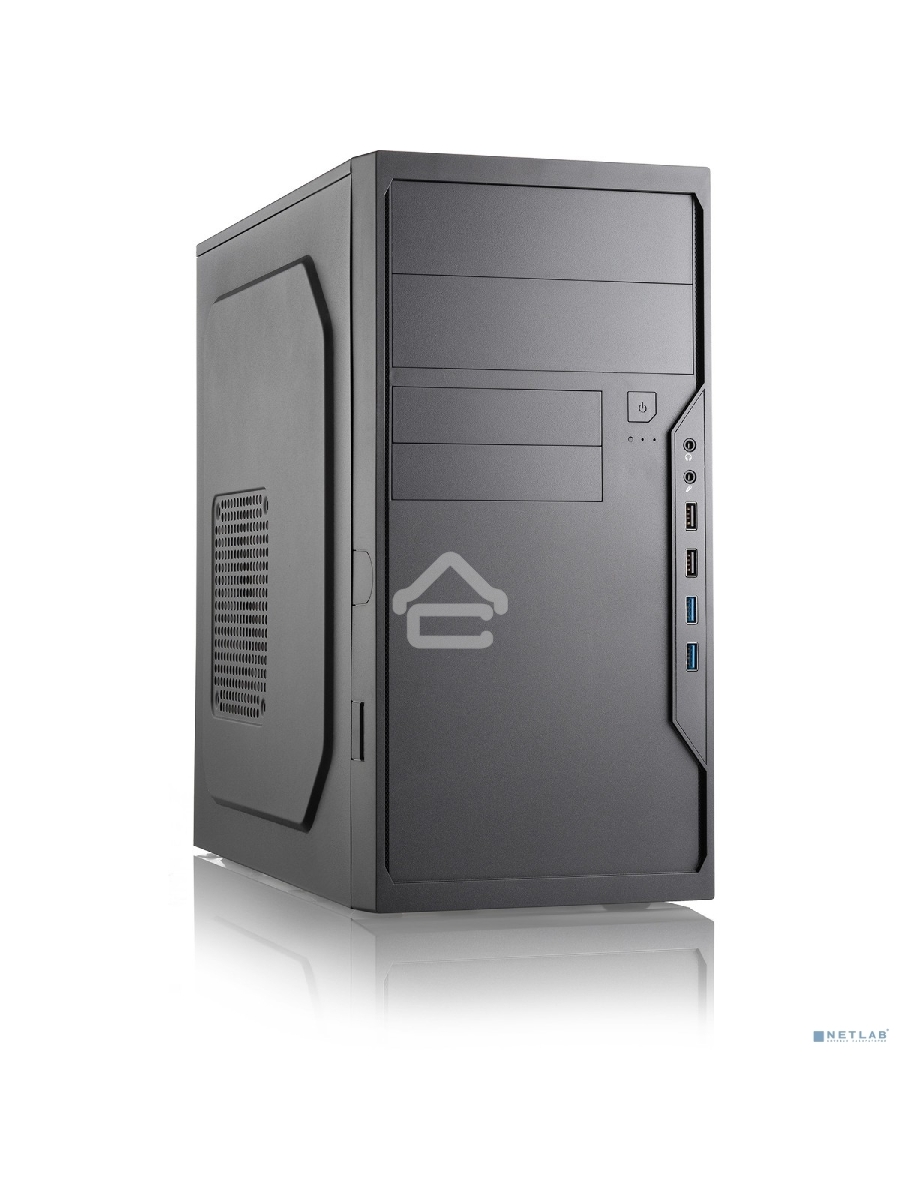 Компьютерный корпус Foxline FL-733(R)-FZ500R mATX, 2x5.25EXT, 2x3.5EXT, 5x3.5INT, 2xUSB3.0, HDA, w/o FAN, w/450W ATX PSU, w/1.2m EU pwr cord