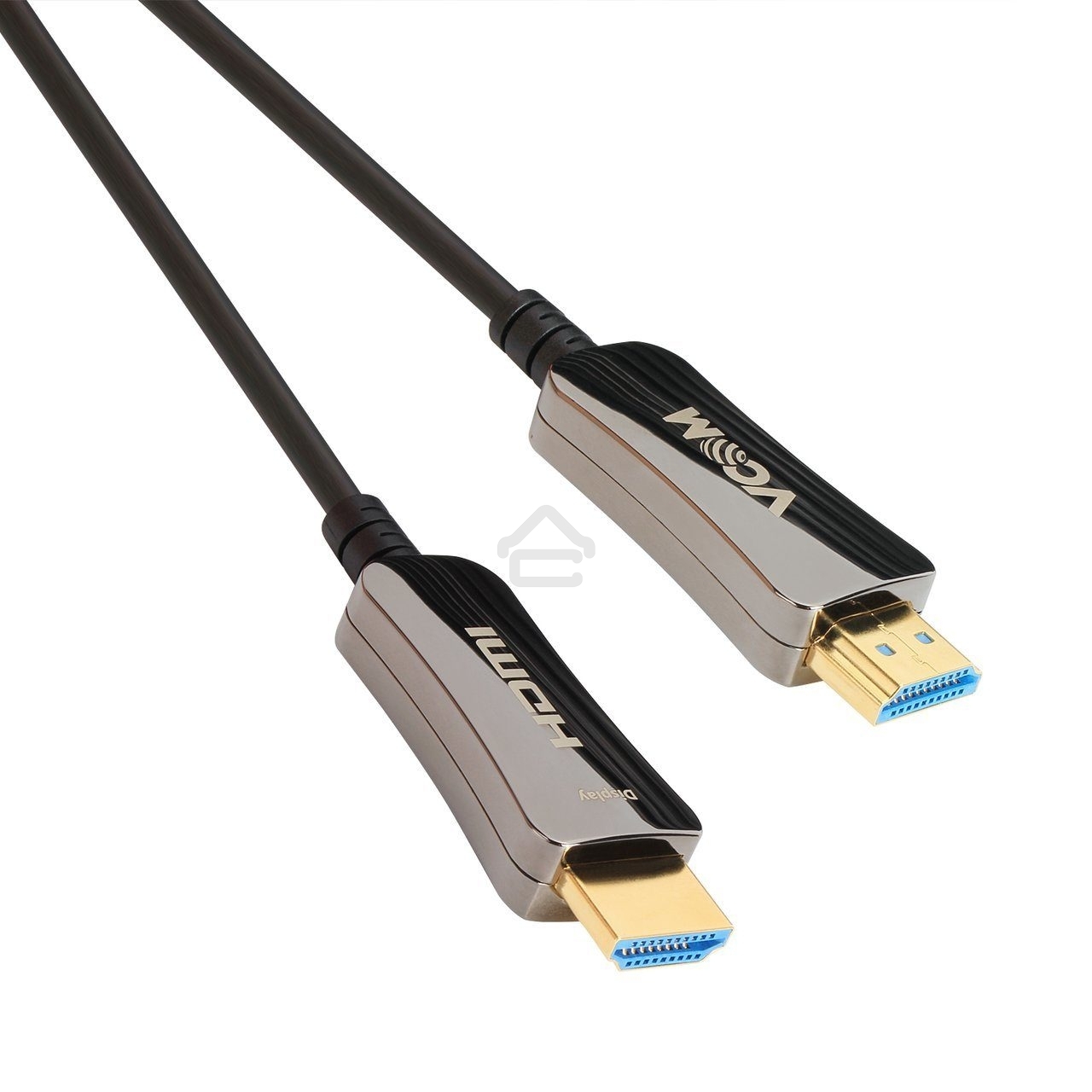 Активный оптический кабель HDMI 19M/M,ver. 2.0, 4K@60 Hz 80m VCOM