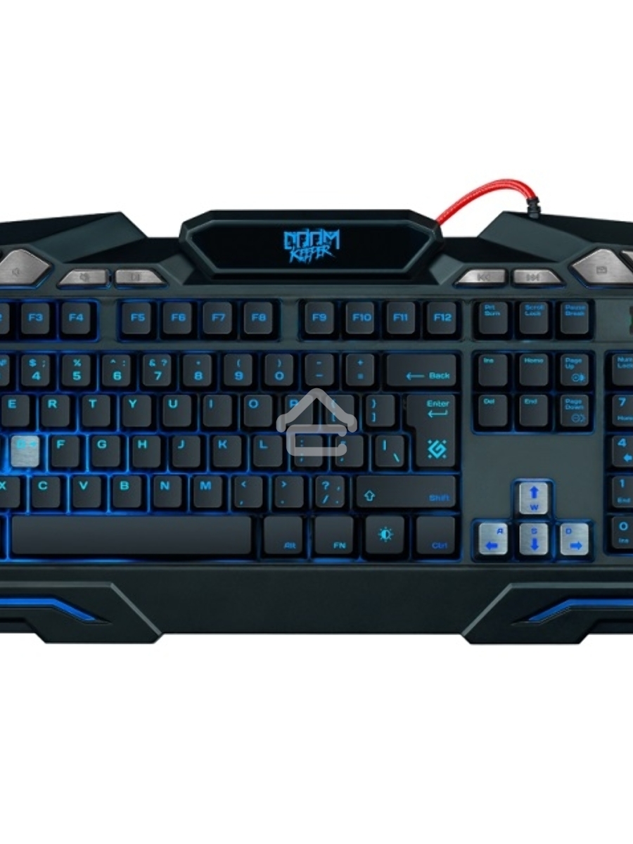 Клавиатура Defender Doom Keeper GK-100DL RUпроводная, USB, чёрный