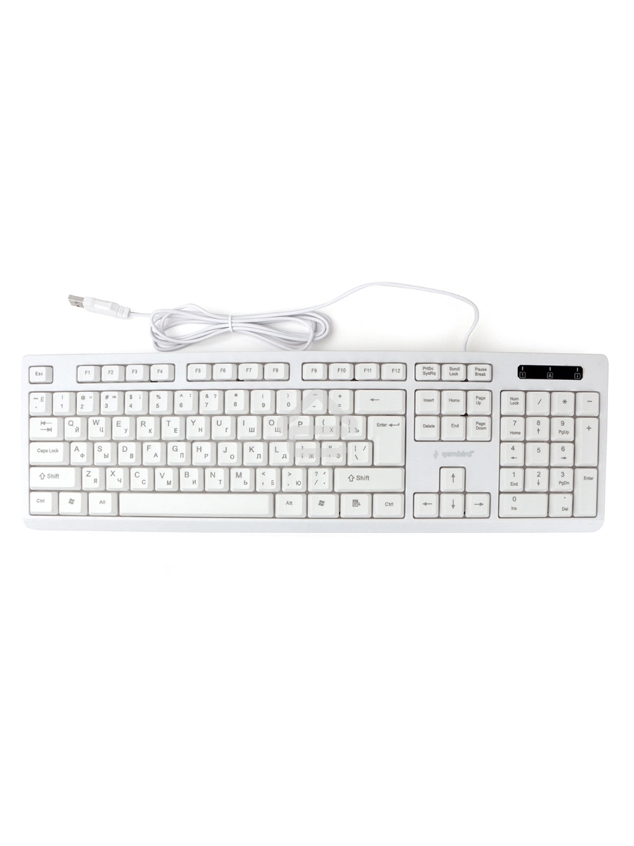 Клавиатура Gembird KB-8355U проводная, USB, белый