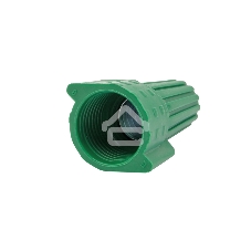 Соединительный изолирующий зажим заземления с лепестками Rexant СИЗ-99 ø 12 мм (5-16 мм²), зеленый (10 шт./уп.)