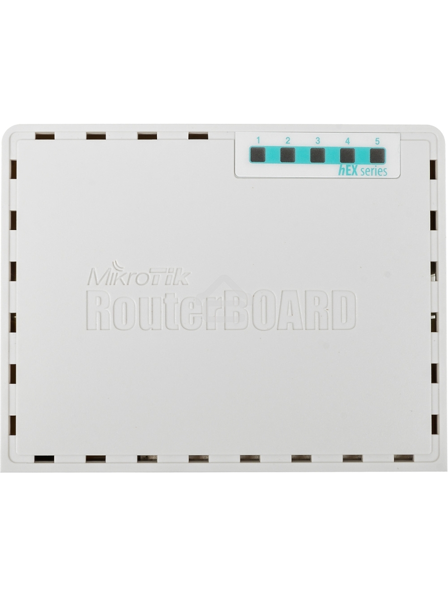 Роутер MikroTik RB750Gr3 hEX (RouterOS L4) with power supply and case 5 port 10/100/1000 гигабитный высокопроизводительный Ethernet