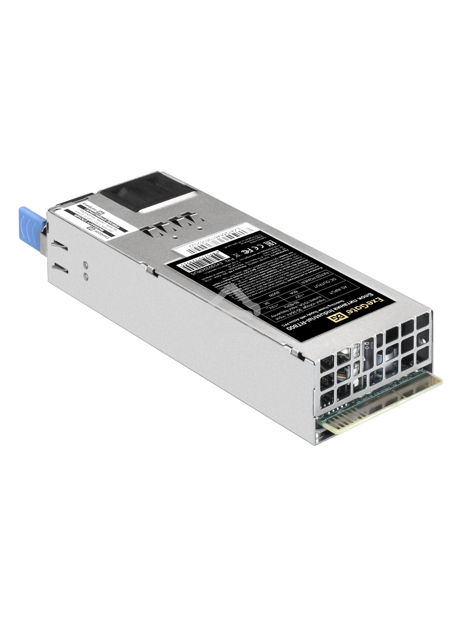 Серверный блок питания  (модуль к RTS800 Redundant) 800W ExeGate Industrial-RT800 (APFC, КПД 94%(80 PLUS Platinum), 4 cm fan)