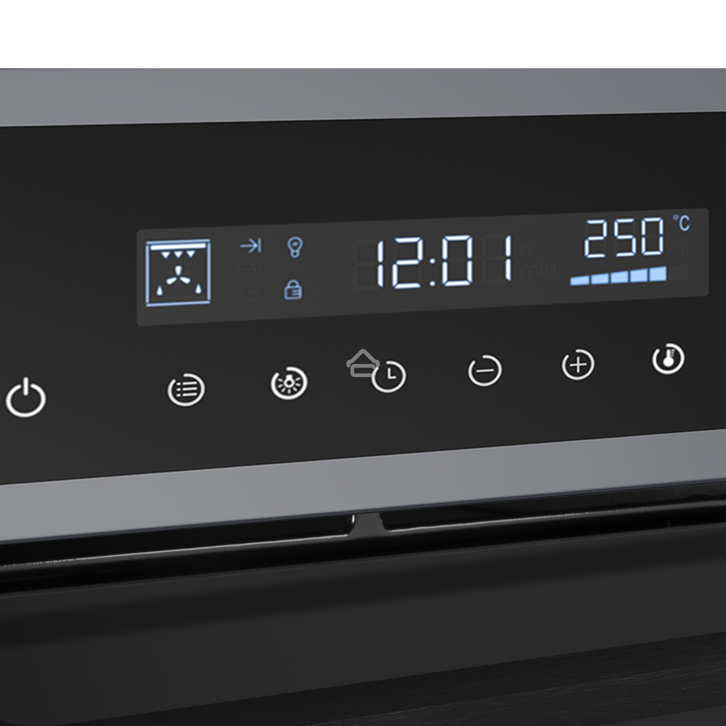 Шкаф духовой электрический Maunfeld AEOD60103G1, 60л, дверца с 3 стеклами, графит