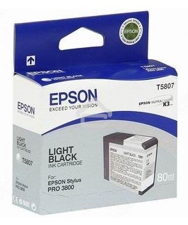Картридж струйный Epson C13T580700 для Stylus Pro 3800 80 мл light black