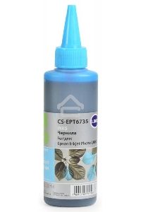Чернила Cactus CS-EPT6735 светло-голубой (100мл) Epson L800