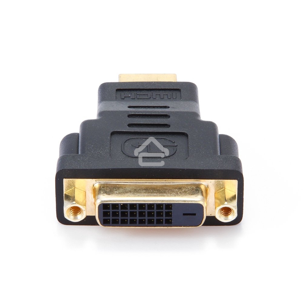 Переходник Gembird Переходник HDMI-DVI 19M/25F, золотые разъемы, пакет(A-HDMI-DVI-3)