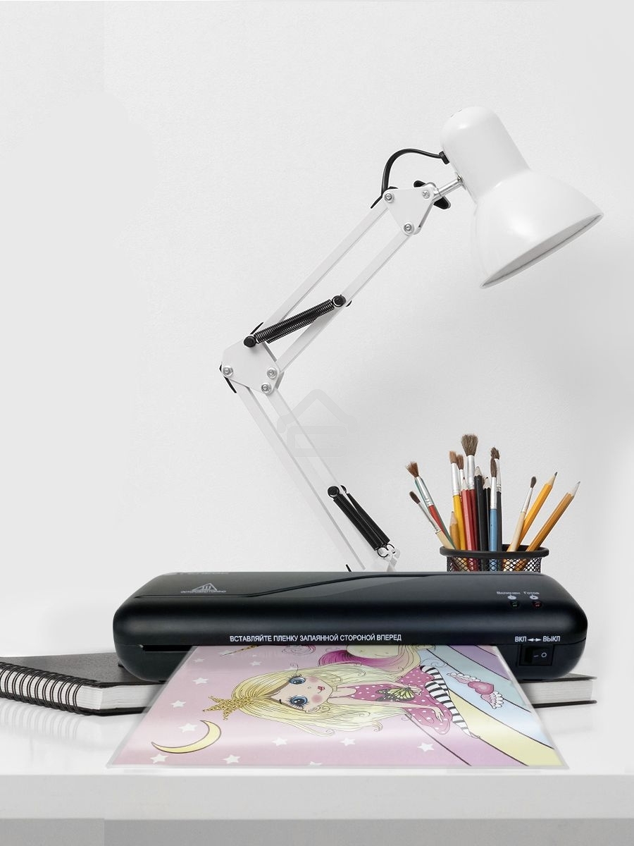 Ламинатор Гелеос ЛМ_А4C черный A4 (75-150мкм) 30 см/мин (2вал.) лам.фото