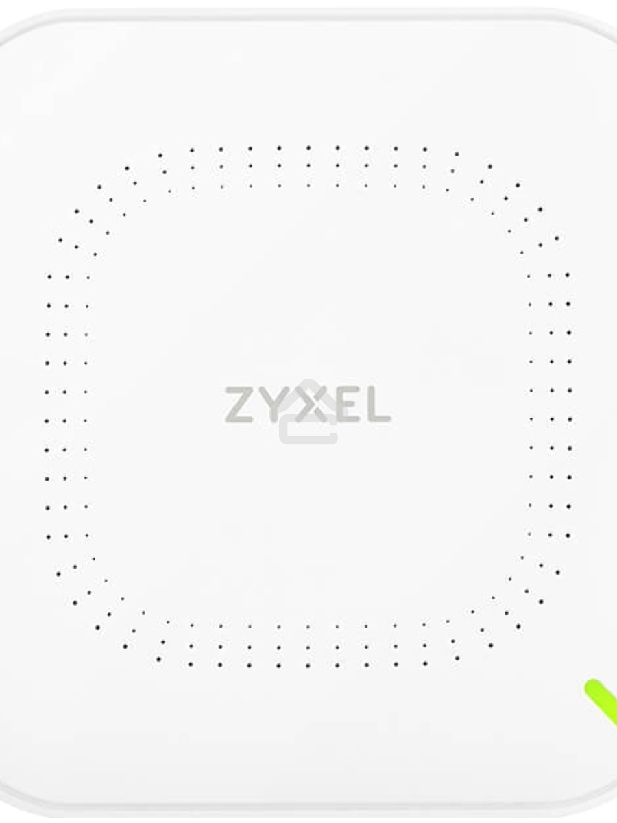 Гибридная точка доступа Zyxel NebulaFlex NWA50AX, WiFi 6, 802.11a/b/g/n/ac/ax (2,4 и 5 ГГц), MU-MIMO, антенны 2x2, до 575+1200 Мбит/с, 1xLAN GE, PoE, без поддержки Captive portal и WPA-Enterprise, защ