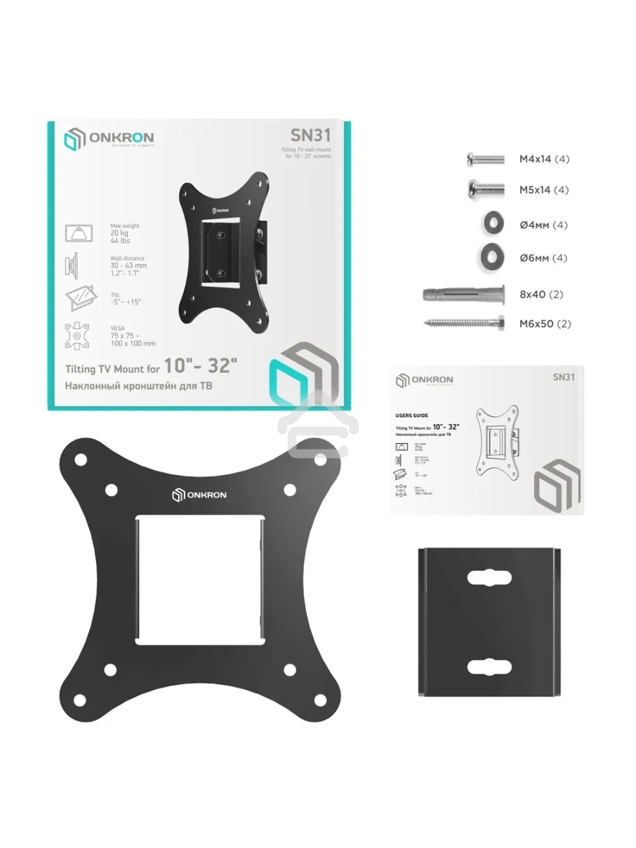 Кронштейн ONKRON SN31 для телевизора 10
