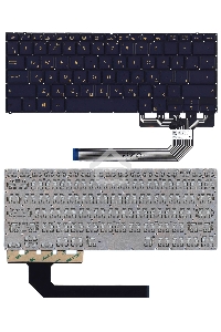 Клавиатура для ноутбука Asus ZenBook Flip S UX370UA черная с подсветкой