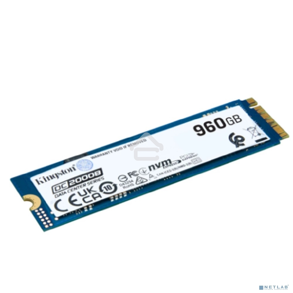 Накопитель SSD Kingston PCIe 4.0 x4 960Gb SEDC2000BM8/960G DC2000B M.2 2280 0.4 DWPD