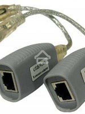 Удлинитель USB 1.1 интерфейса для клавиатуры и мыши по кабелю витой пары (CAT5/5e/6) до 100м, USB звуковые платы и т.д. до 70м