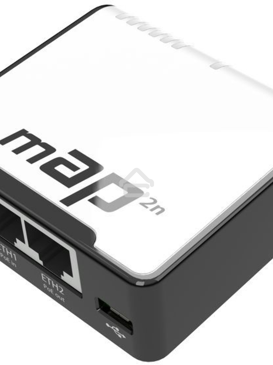 Беспроводной маршрутизатор MikroTik RBmAP2nD 802.11n 300Mbps 2.4 ГГц -1xLAN PoE белый