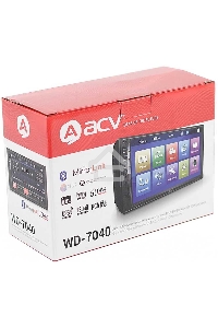 Автомагнитола ACV WD-7040 2DIN 4x50Вт