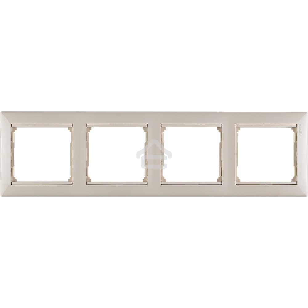Рамка Legrand 774354 VALENA 4 ПОСТА ГОРИЗОНТАЛЬНЫЙ МОНТАЖ СЛОНОВАЯ КОСТЬ