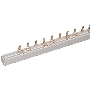 Шина соединительная типа PIN (12 штырей) 3Р 100 А (22 см) Rexant