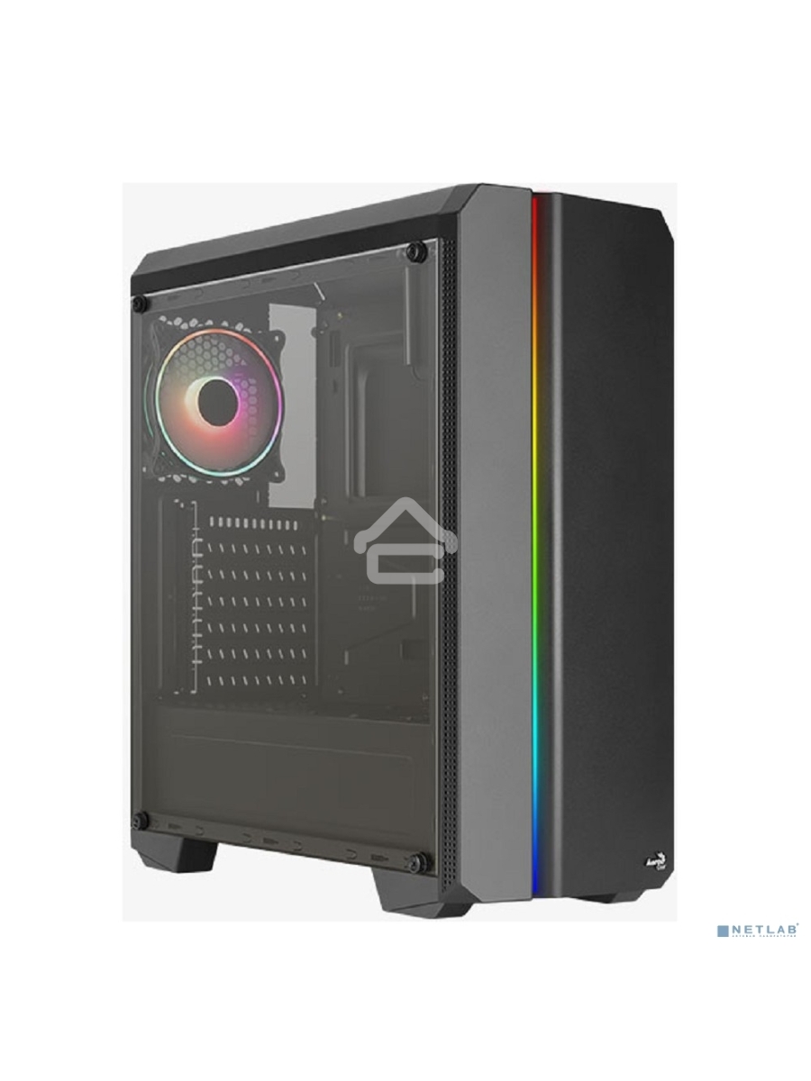 Компьютерный корпус MidiTower Aerocool / Formula GENESIS-G-BK-v2 (ATX, USB3x2, USB2x2, ARGB fan x1, без БП) (4711099473892)