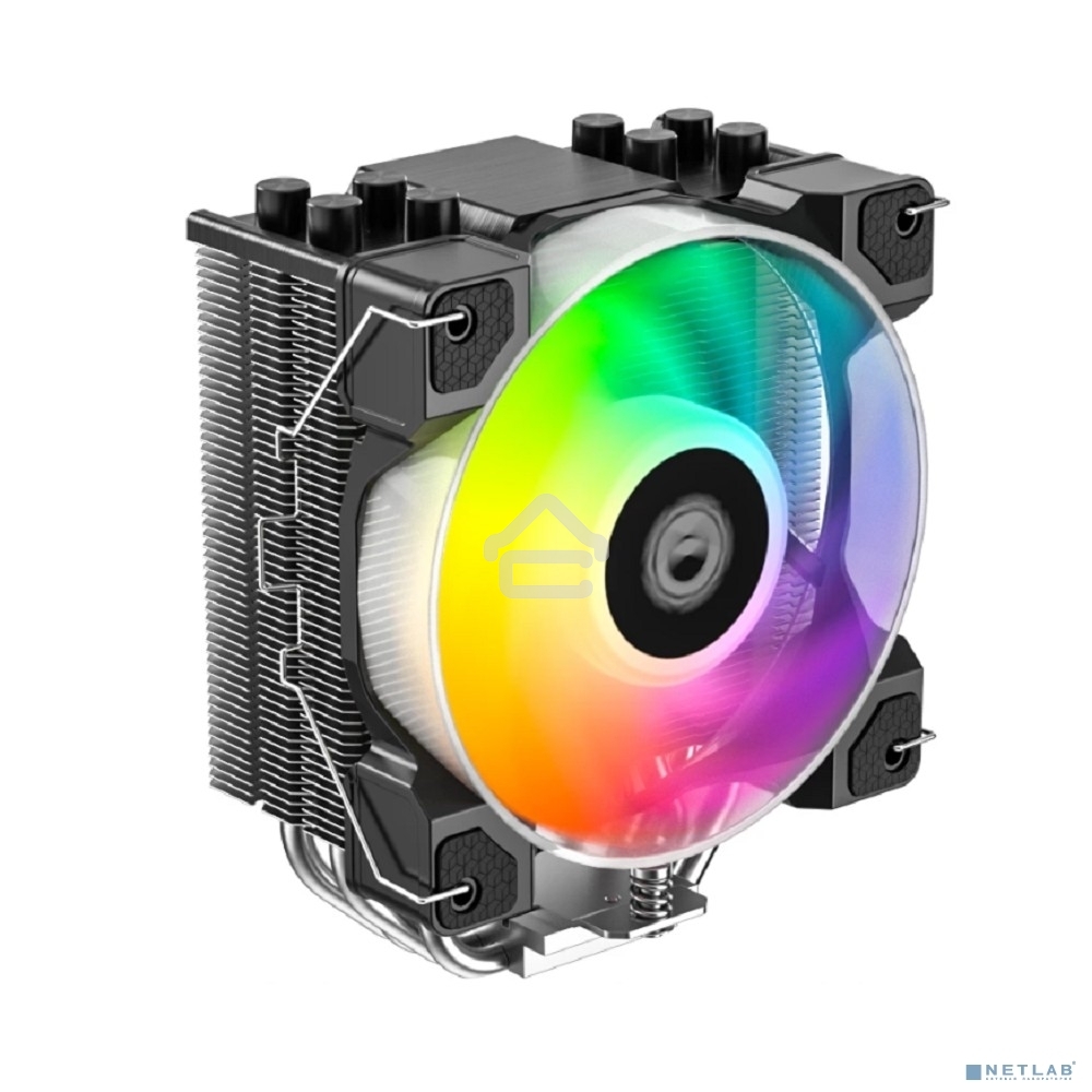 Кулер ID-Cooling SE-214-XT DF ARGB черный 120мм алюминий+медь 1500rpm 27db 4-pin 180W 150мм