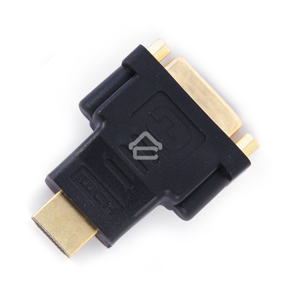 Переходник Gembird Переходник HDMI-DVI 19M/25F, золотые разъемы, пакет(A-HDMI-DVI-3)