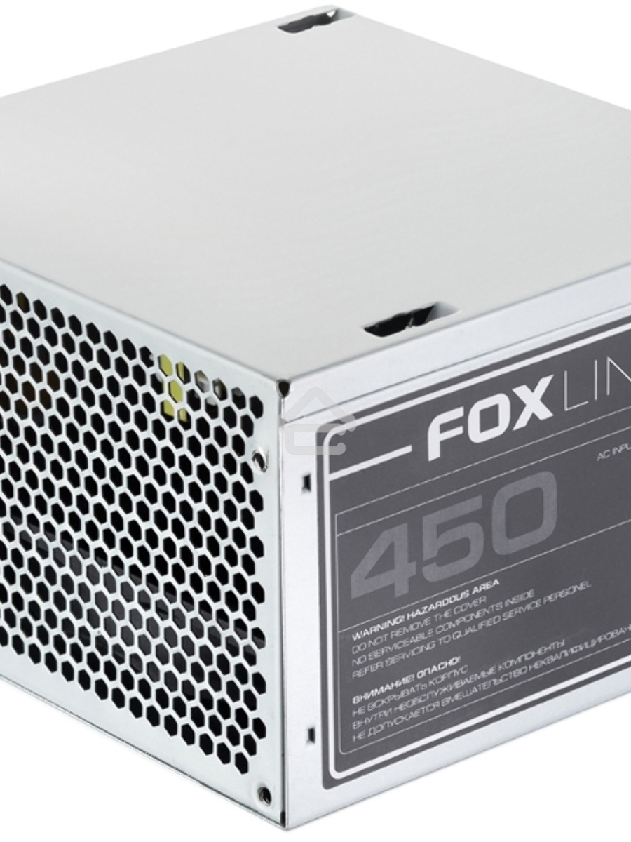 Блок питания Foxline, FZ450R, 450Вт, 120мм, серый