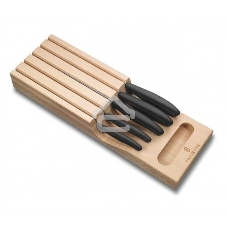 Набор ножей кухонных Victorinox Swiss Classic (6.7143.5) компл.:5шт черный