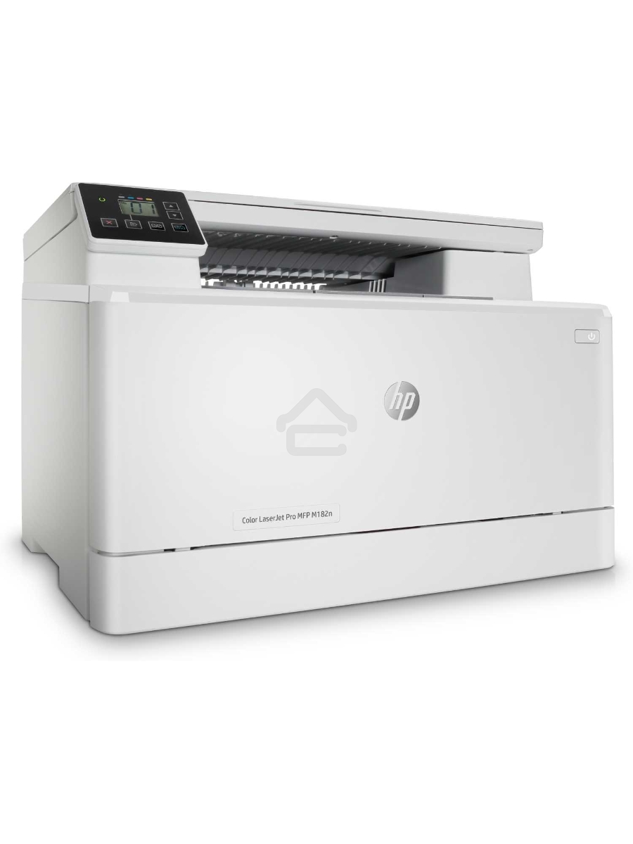 МФУ лазерный HP Color LaserJet Pro MFP M182n (7KW54A), A4, цветной, печ. до 16 стр/мин., 600 x 600 dpi (печать) 1200x1200dpi (скан.), USB, RJ-45, Air Print, Mopria