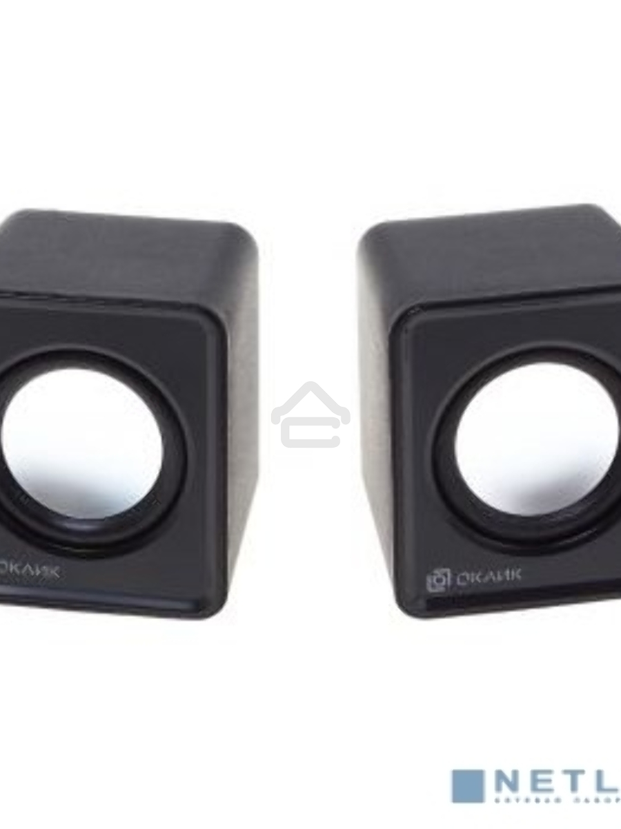 Колонки Oklick OK-331 2.0 черный 6Вт