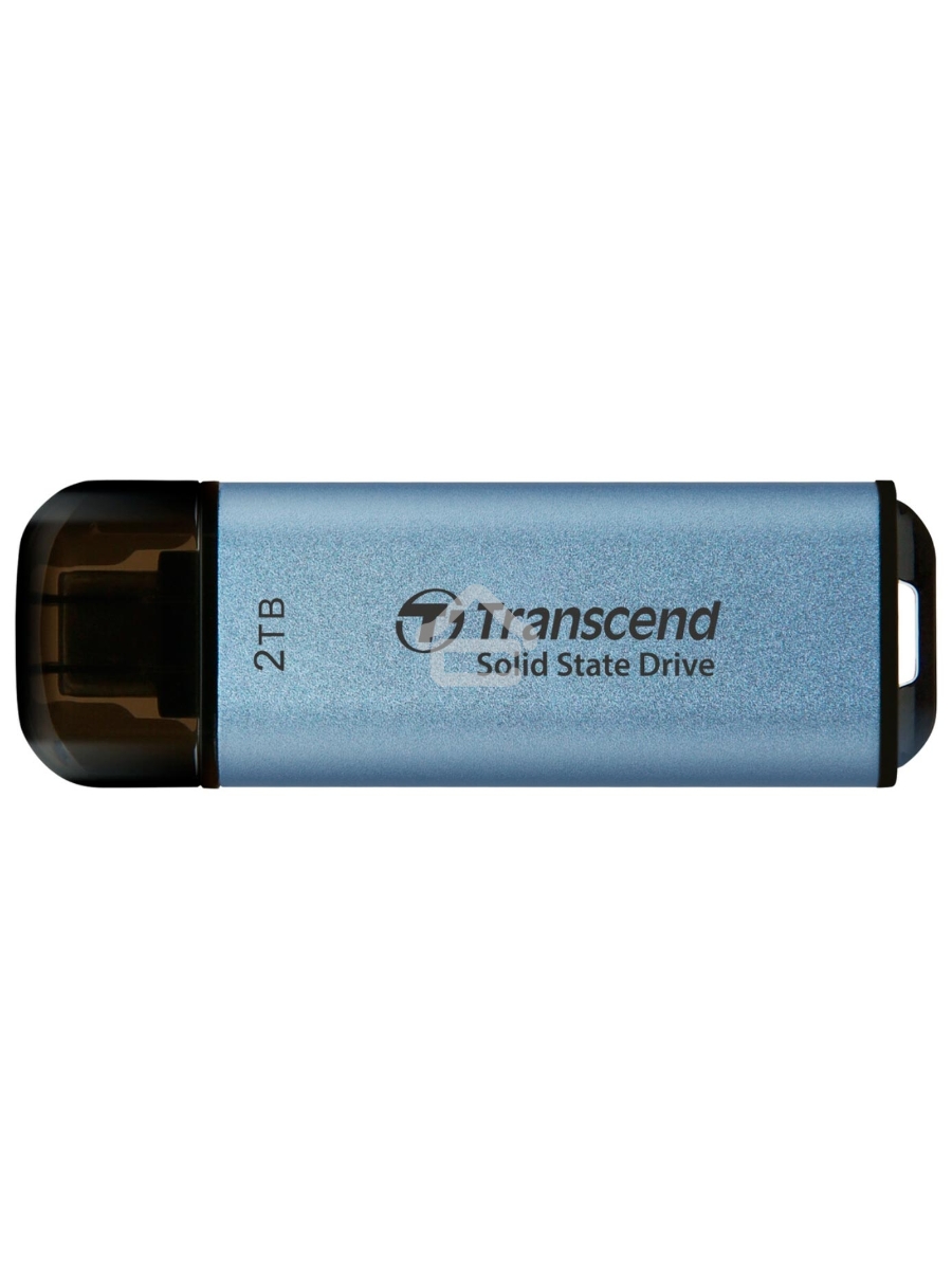 Накопитель SSD Transcend USB-C 2TB TS2TESD300C ESD300 голубой