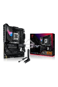 Материнская плата ASUS ROG STRIX X870E-E GAMING WIFI, AM5, AMD X870E, 4xDDR5, 4xSATA, 5xM.2, 1xPCI-E 5.0 x16, 1xPCI-E 4.0 x4, 1xHDMI, 1xUSB-C 3.2 Gen 2, 1xUSB-C 3.2 Gen 2x2, 2xUSB-C 4.0, 1x 5Gb LAN, 9xUSB-A 3.2 Gen 2, 2x3.5 мм, TOSLINK, 1xWi-Fi 7, ATX