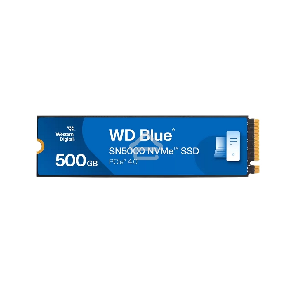 Накопитель SSD WD Blue SN5000, 500Gb, PCIe 4.0 x4, M.2 2280, NVMe, R/W 5000/4000