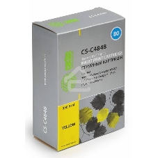 Картридж струйный Cactus CS-C4848 №80 желтый (350 мл.) для HP DesignJet 1050C/1055CM/1000
