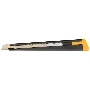 Канцелярский нож OLFA OL-180-BLACK  нерж.сталь серебристый 0.9см
