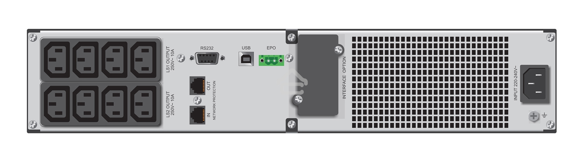 Источник бесперебойного питания Ippon Smart Winner II 2000E 1800Вт 2000ВА черный