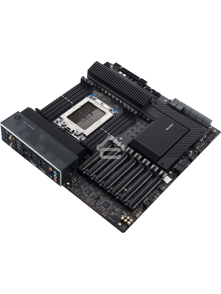 Материнская плата ASUS Pro WS WRX80E-SAGE SE WIFI, sWRX8, AMD WRX80, 8xDDR4, 8xSATA, 3xM.2, 7xPCI-E 4.0 x16, 2x 10Gb LAN, 8xUSB-A 3.2 Gen 2, 5x3.5 мм, 7.1, E-ATX