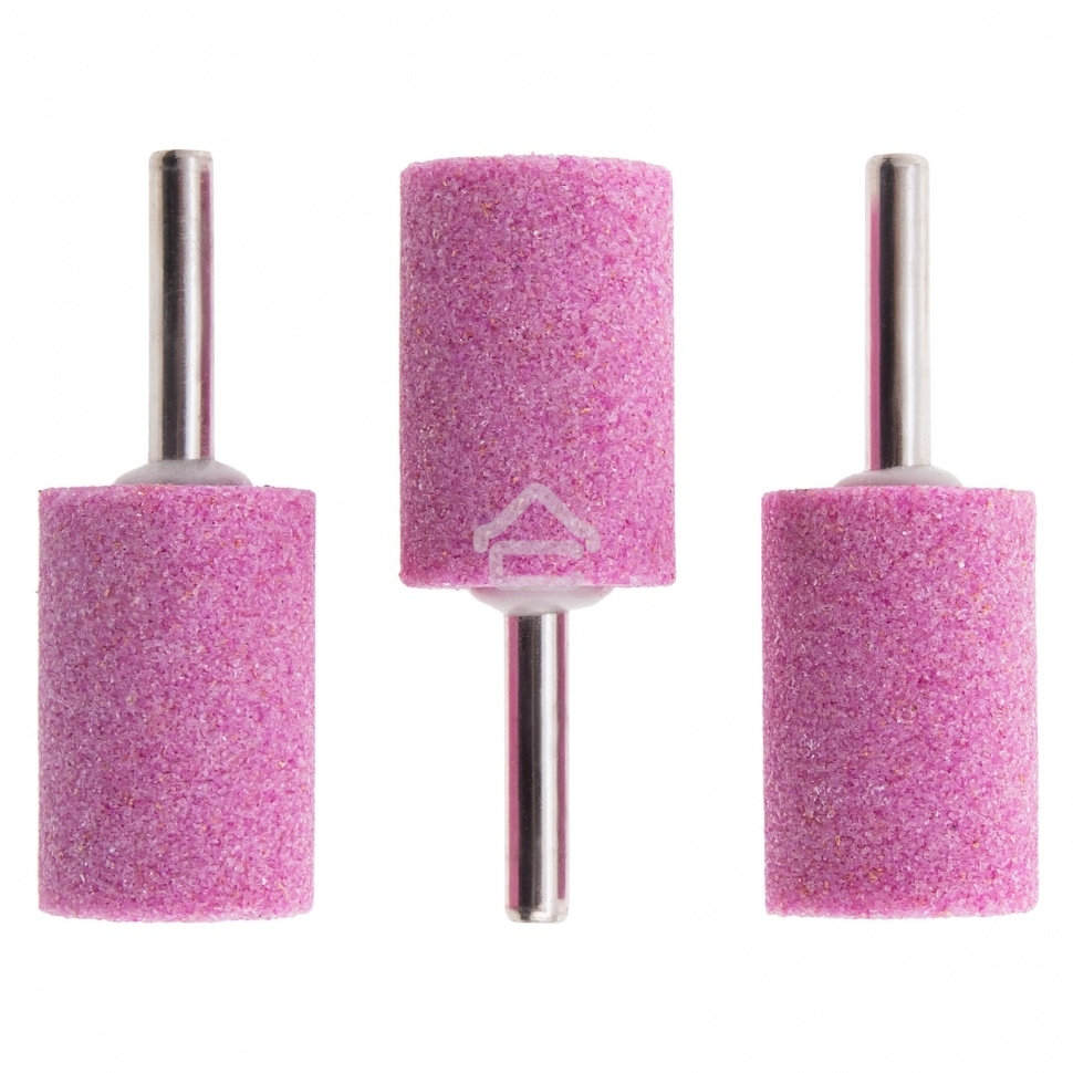 Шарошка абразивная Matrix, цилиндр удлин., 25 x 38 мм, хвостовик 6 мм, F46, 3шт.