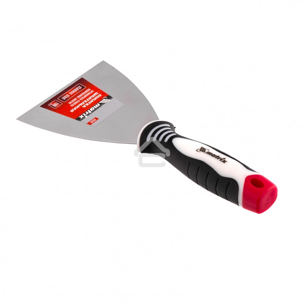 Шпательная лопатка Matrix из нержавеющей стали, 100 мм, трехкомпонентная рукоятка