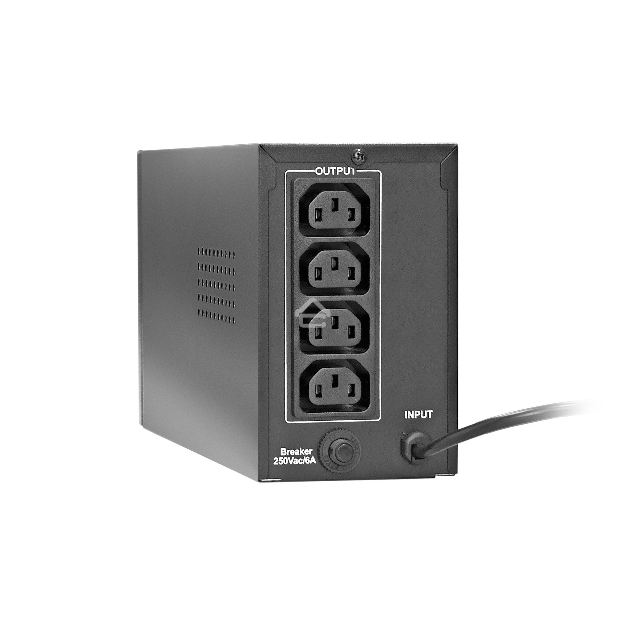 Источник бесперебойного питания ExeGate Power Back BNB-400.LED.AVR.4C13 <400VA/240W, LED, AVR, 4*C13, металлический корпус, Black>