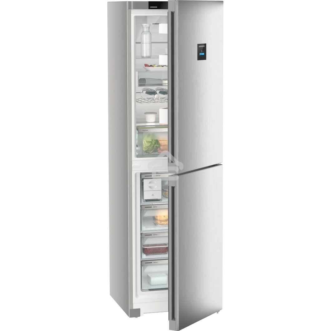 Холодильник Liebherr CNSFC 573I-22 001 серебристый двухкамерный 225/123л морозилка снизу