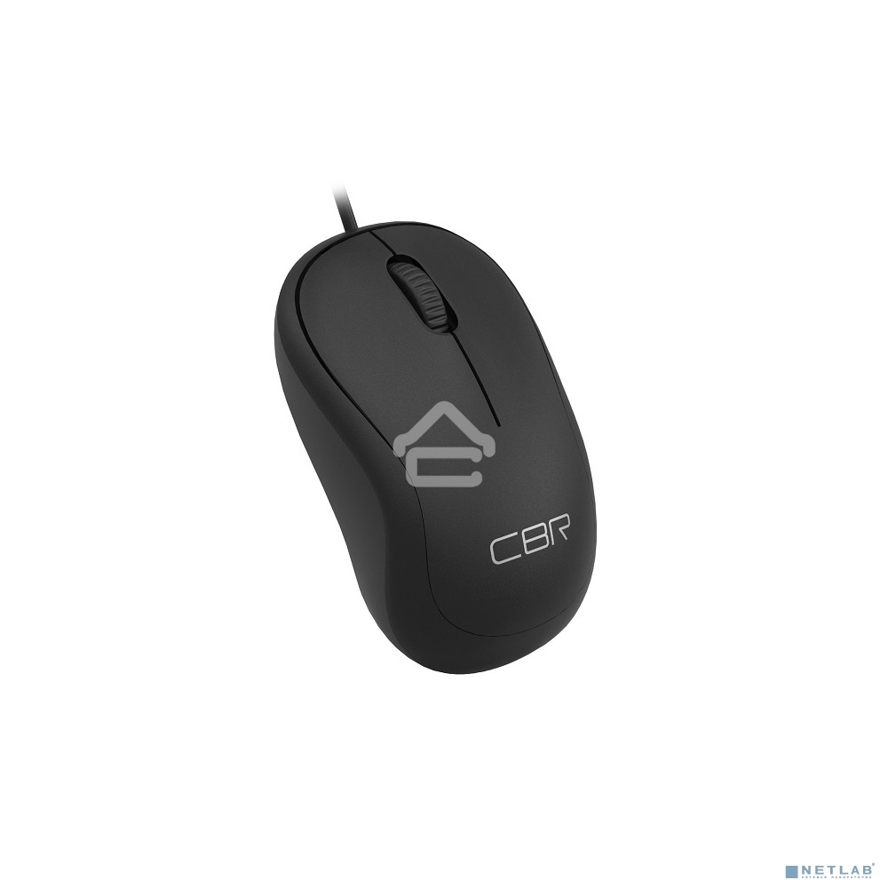 Мышь проводная CBR CM 106 черный, 1000 dpi, USB, кнопки - 3