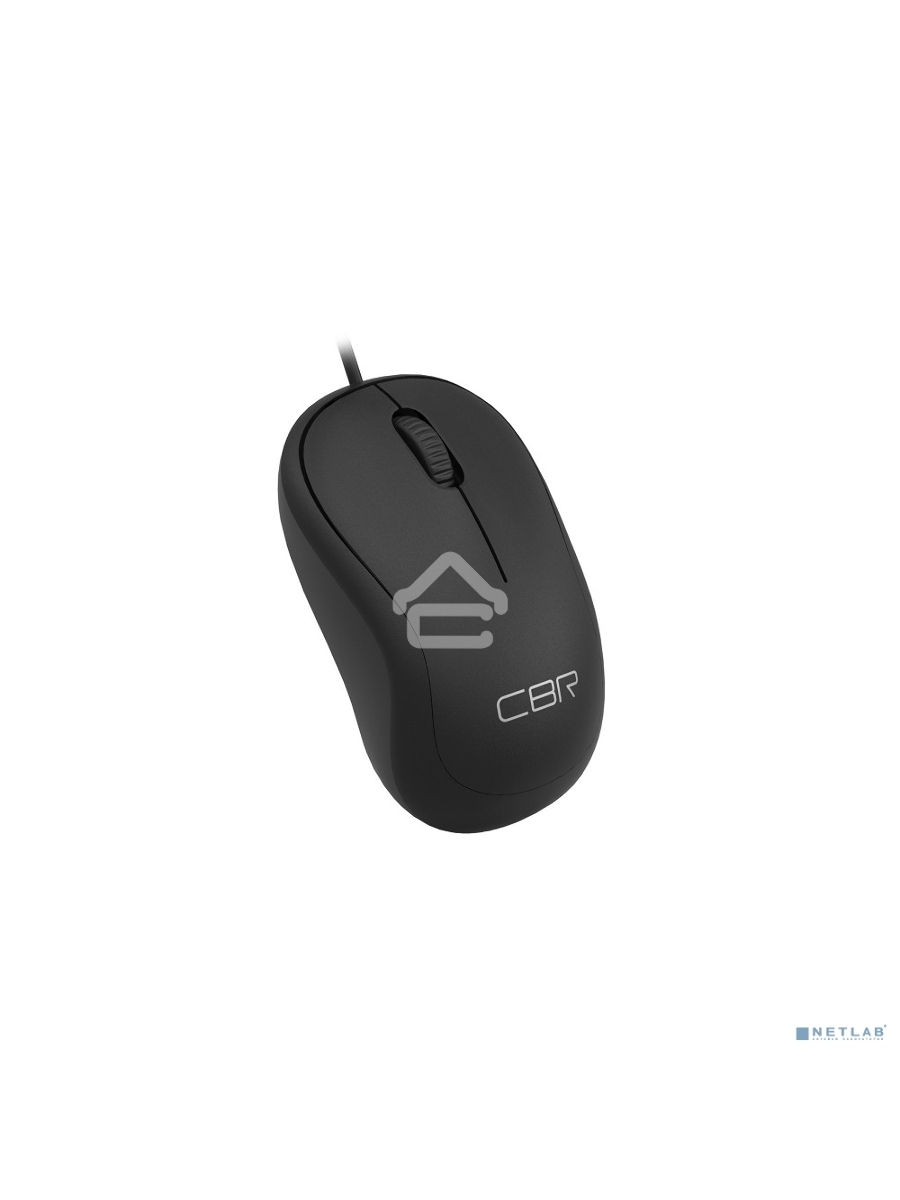 Мышь проводная CBR CM 106 черный, 1000 dpi, USB, кнопки - 3