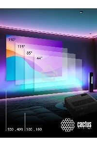 Проектор Cactus CS-PRM.01B.Full HD-A LCD 19000Lm LS 700Lm ANSI (1920x1080) 2500:1 ресурс лампы:50000часов 2xUSB typeA 2xHDMI 1.8кг